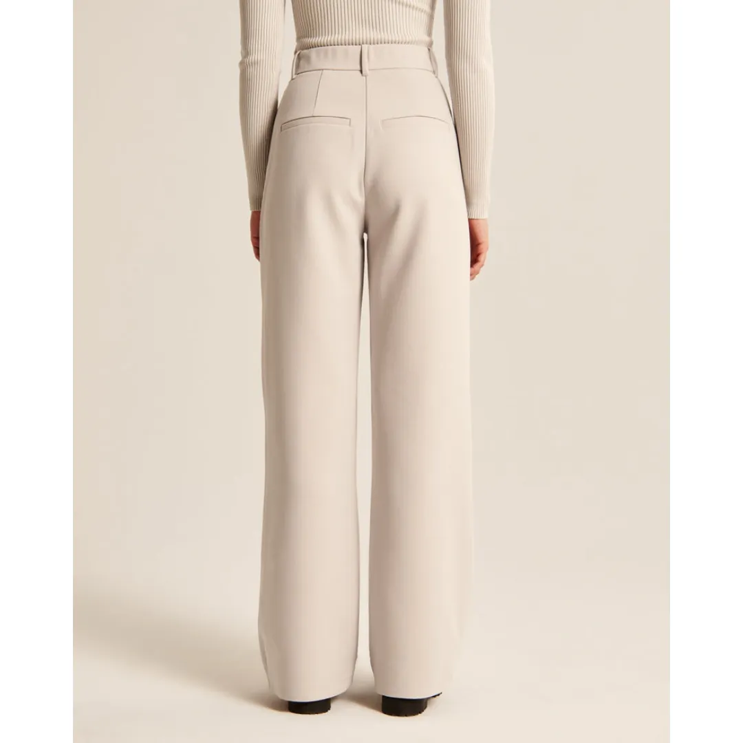 Women's High Waist Wide Leg Trousers | Comfortable