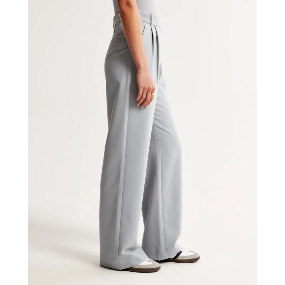 Women's High Waist Wide Leg Trousers | Comfortable