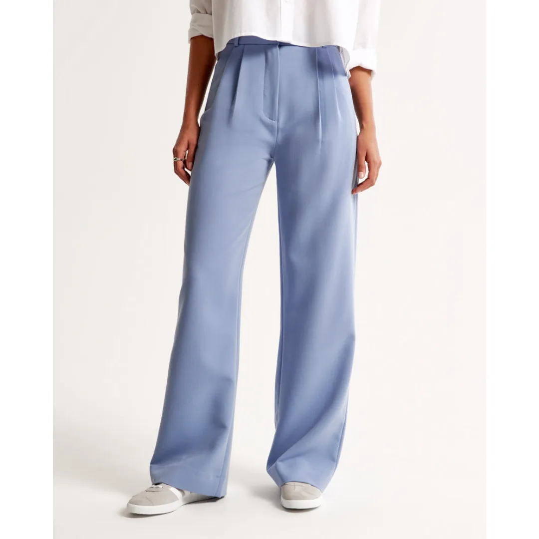 Women's High Waist Wide Leg Trousers | Comfortable