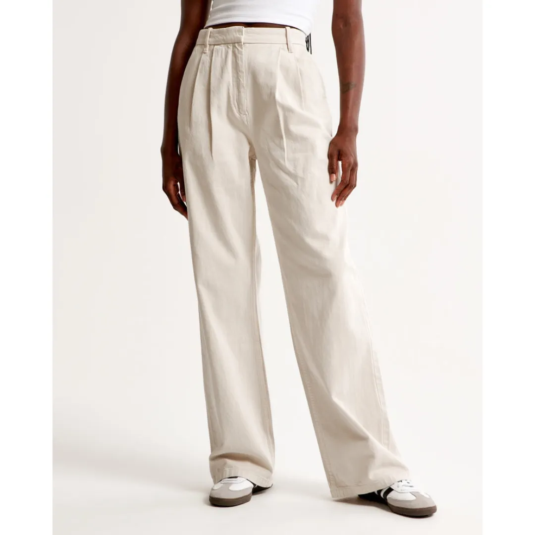 Women's High Waist Wide Leg Trousers | Comfortable