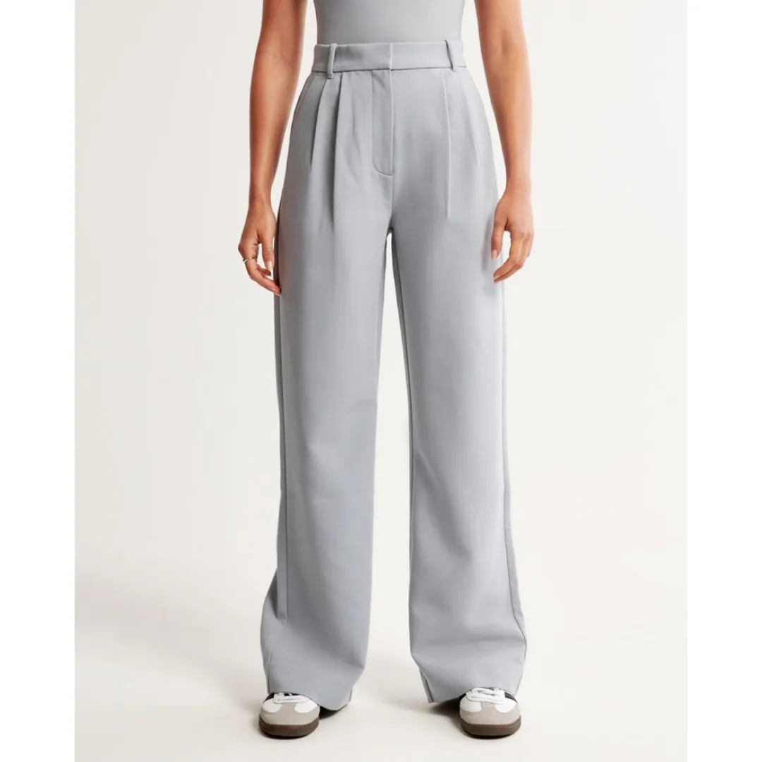 Women's High Waist Wide Leg Trousers | Comfortable