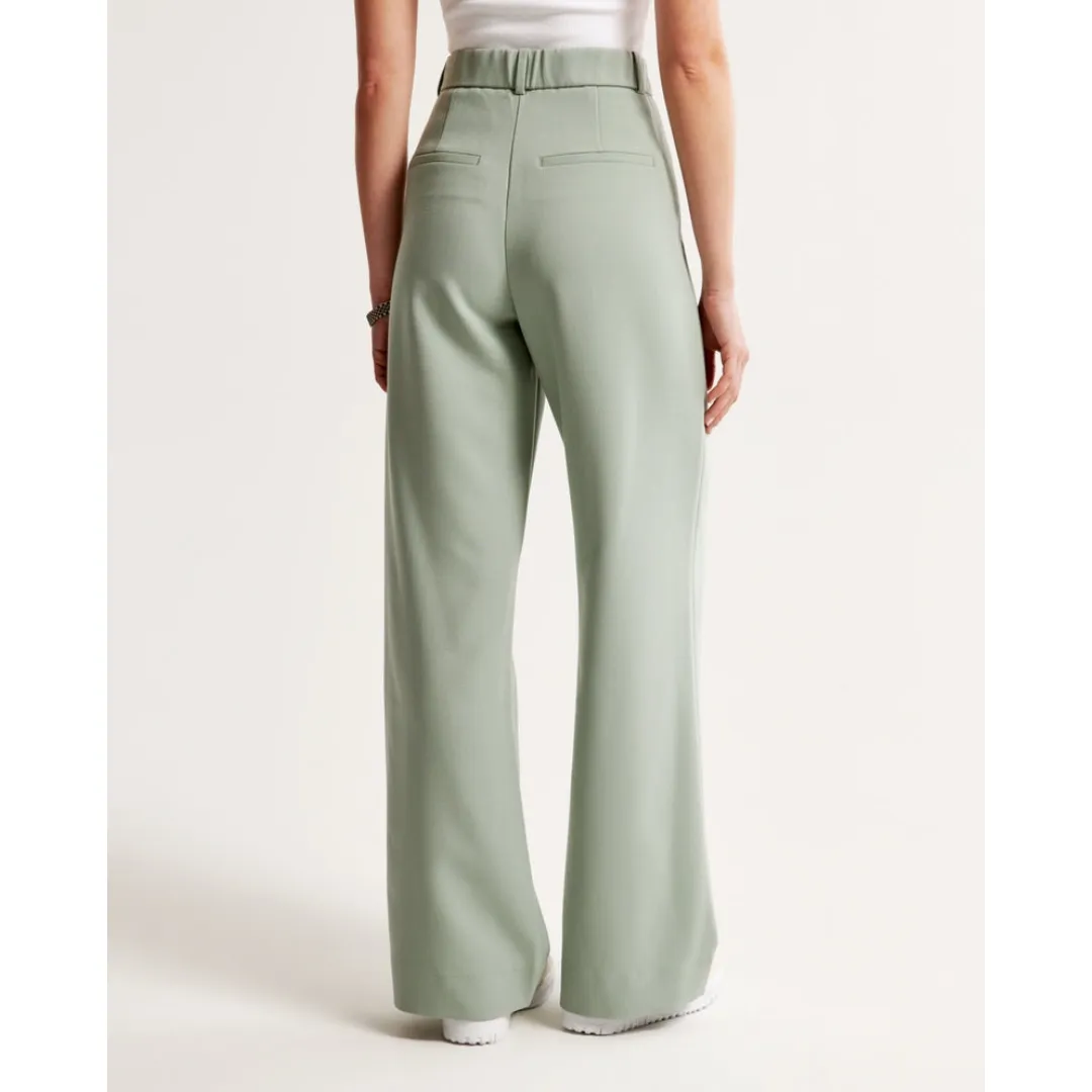 Women's High Waist Wide Leg Trousers | Comfortable