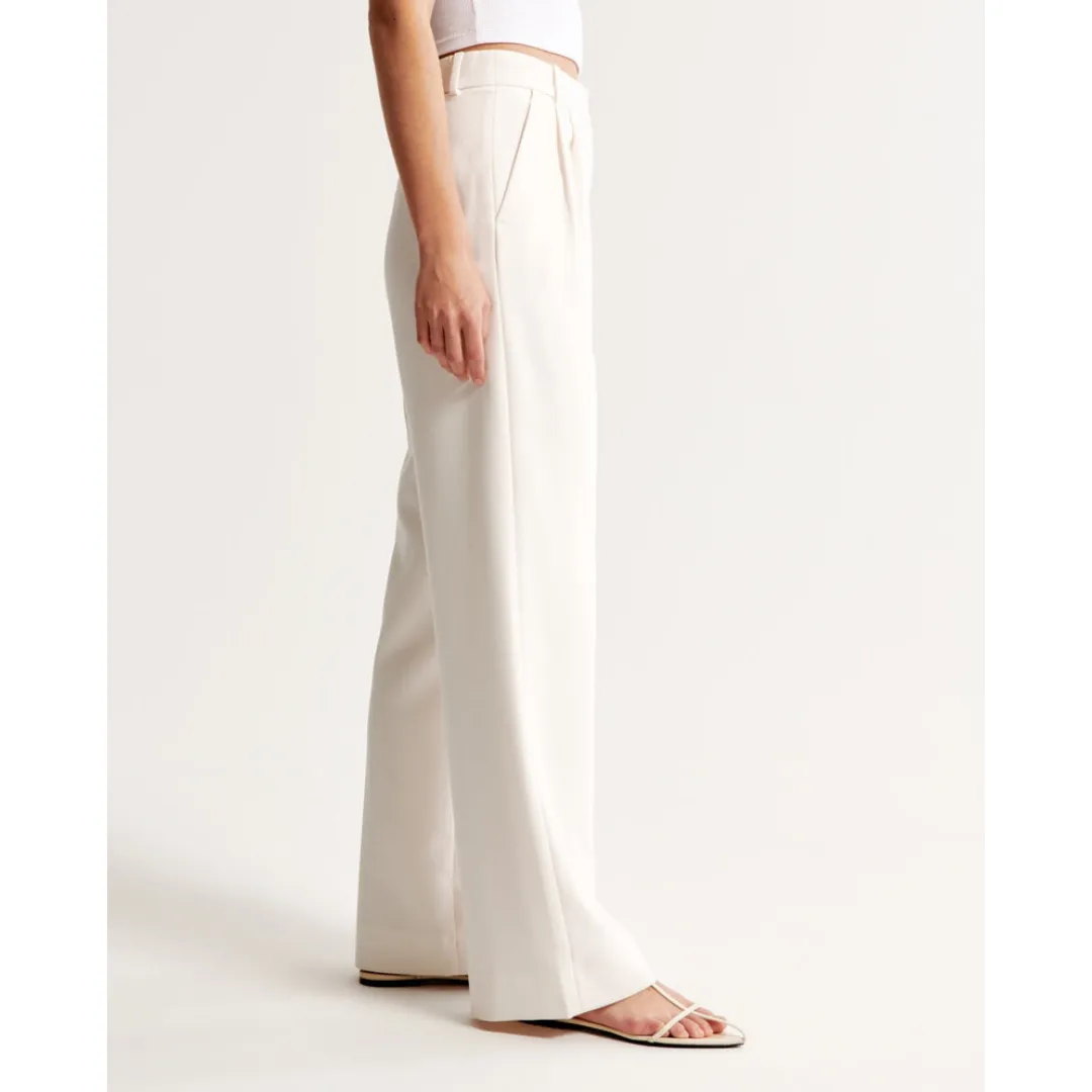 Women's High Waist Wide Leg Trousers | Comfortable