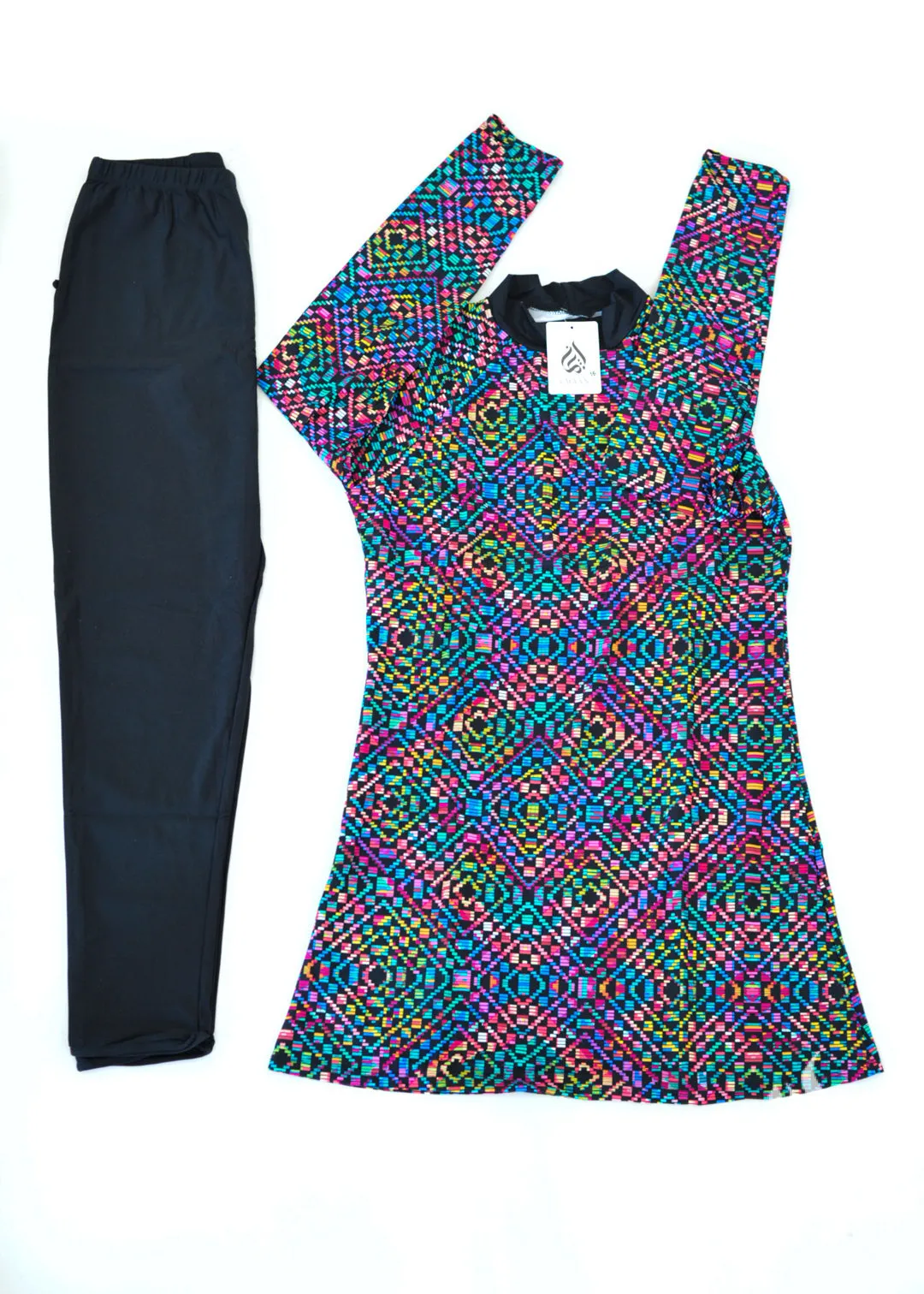 Womens  Modest Swimwear - Active (Printed)
