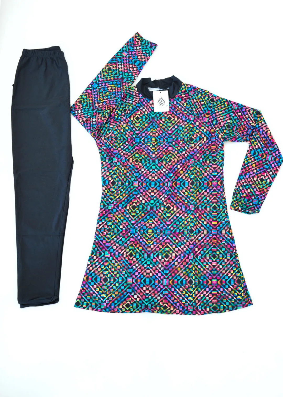 Womens  Modest Swimwear - Active (Printed)