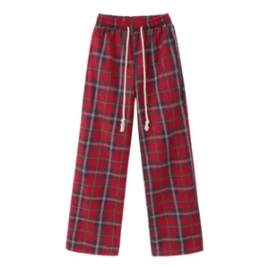 Women's Vintage Plaid Sweatpants