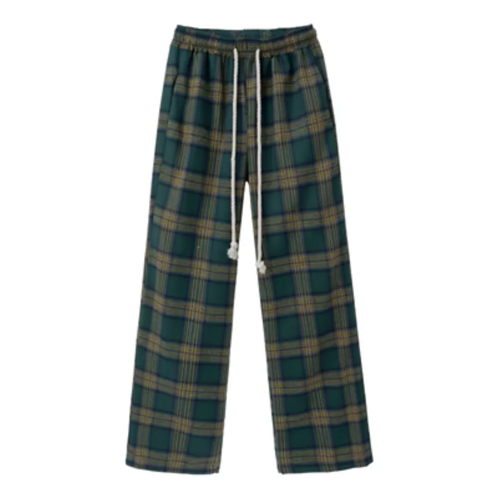 Women's Vintage Plaid Sweatpants
