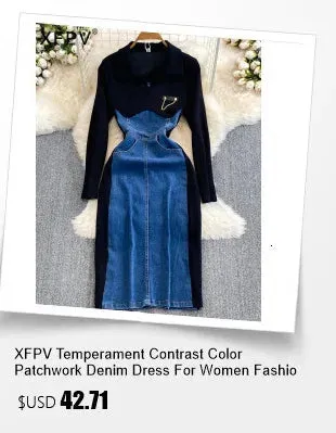 XFPV Women's Square Neck Sleeveless Jumpsuit Waistband Slim Loose Wide Leg Pants Romper Y2k Fashion Spring Summer 2025 SM11657