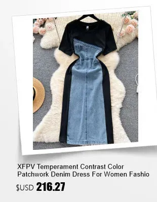 XFPV Women's Square Neck Sleeveless Jumpsuit Waistband Slim Loose Wide Leg Pants Romper Y2k Fashion Spring Summer 2025 SM11657