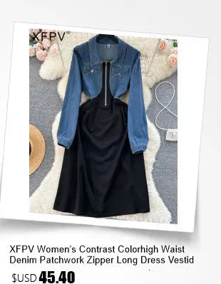 XFPV Women's Square Neck Sleeveless Jumpsuit Waistband Slim Loose Wide Leg Pants Romper Y2k Fashion Spring Summer 2025 SM11657