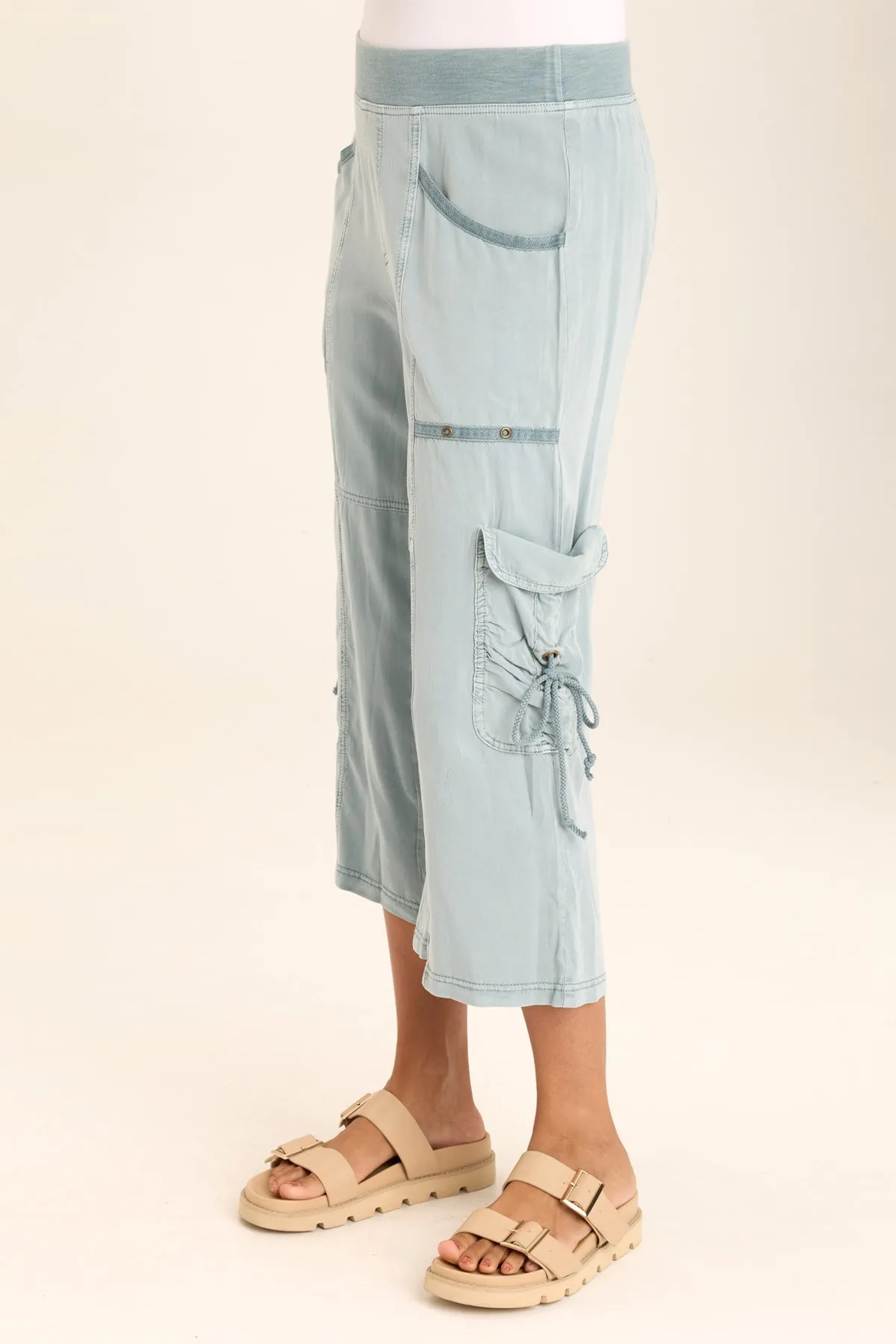 Yana Wide Leg Crop Cargo Gaucho