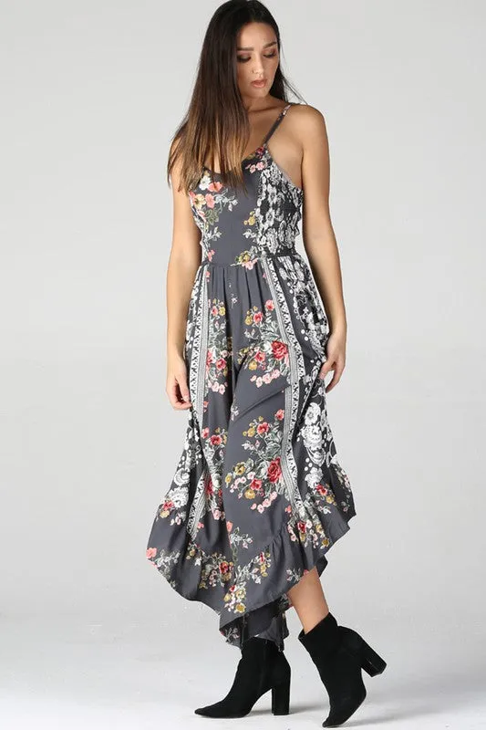 YASMINE PRINTED JUMPSUIT