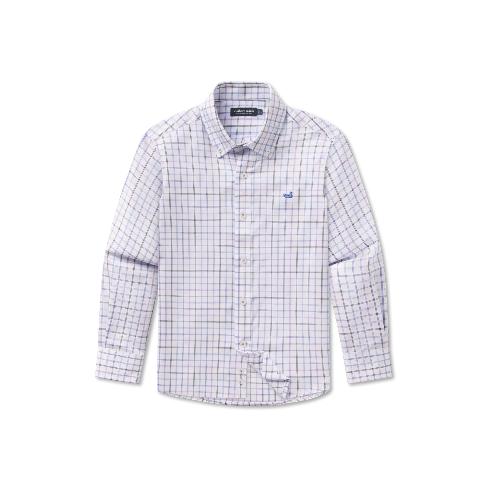 Youth Chateau Windowpane Dress Shirt