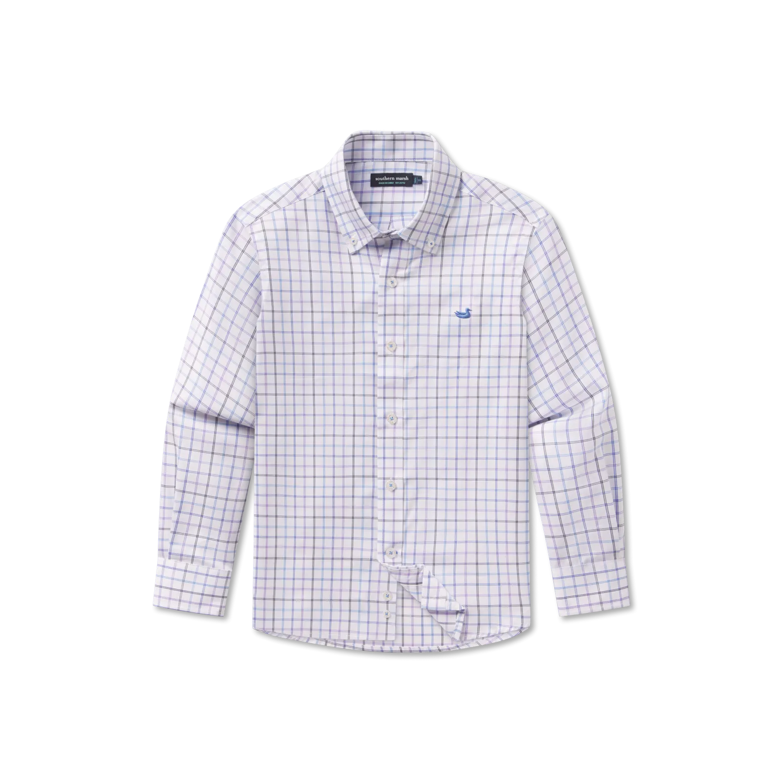 Youth Chateau Windowpane Dress Shirt