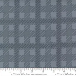 Yuletide Gatherings Flannel by Moda Fabrics SCOTTISH PLAID/GREY