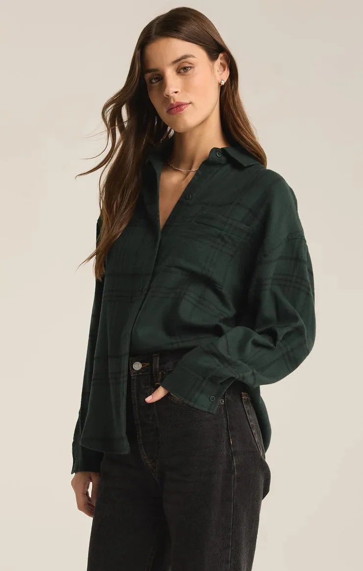 Z Supply River Plaid Button Up