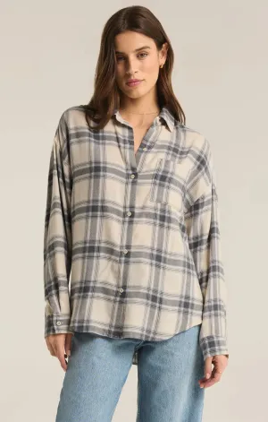 Z Supply River Plaid Button Up