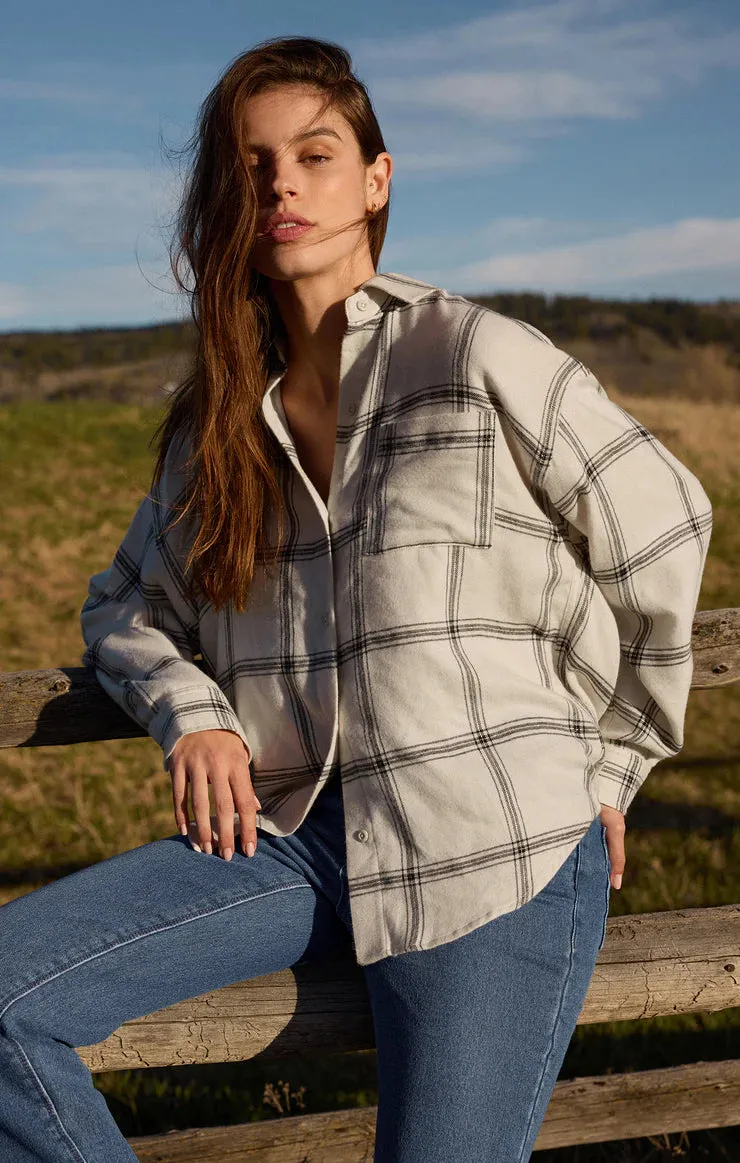 Z Supply River Plaid Button Up