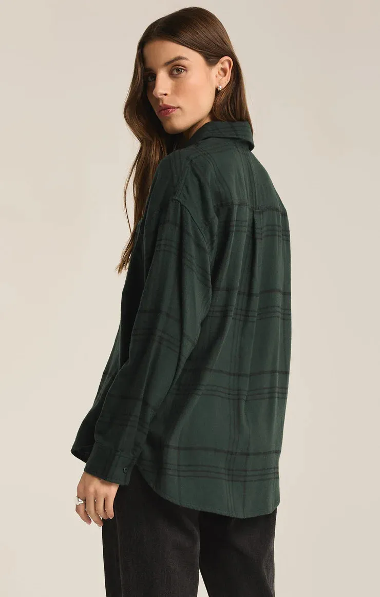 Z Supply River Plaid Button Up