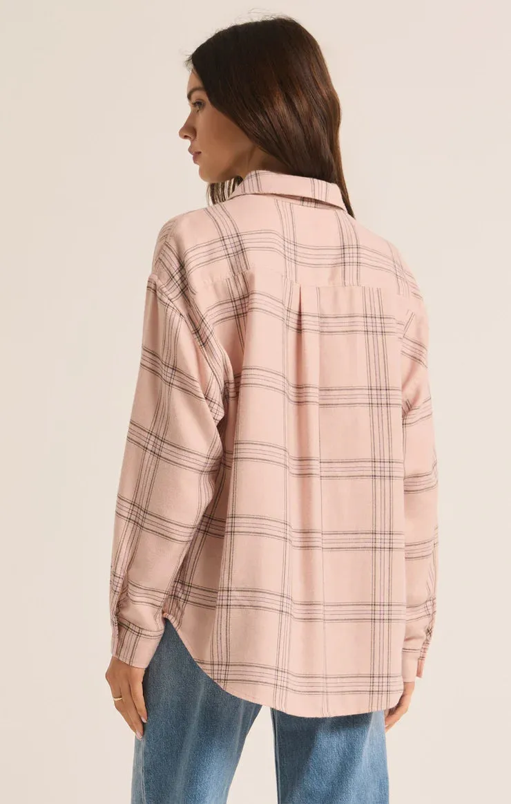 Z Supply River Plaid Button Up