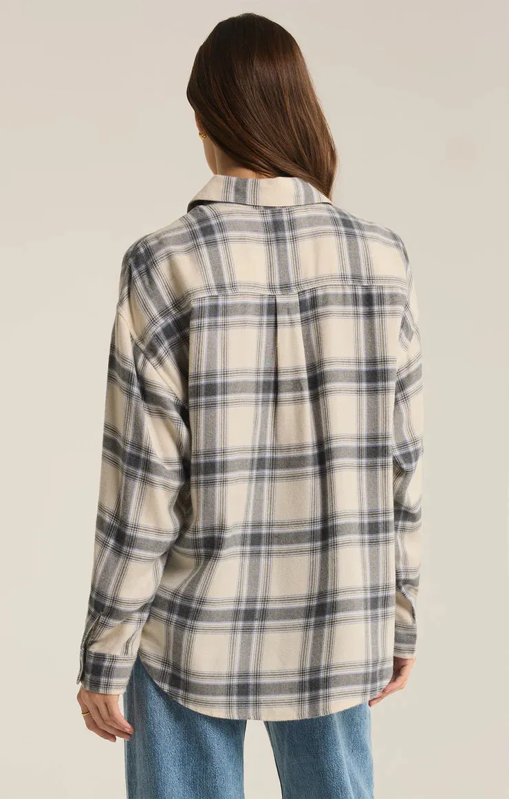Z Supply River Plaid Button Up