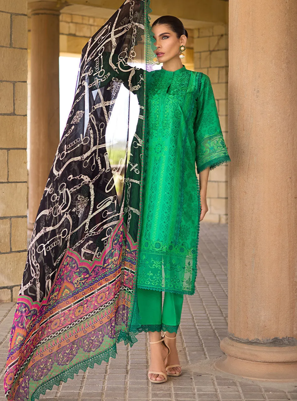 Zainab Chottani | Luxury Lawn '23 | MEHR E NAZ 7A