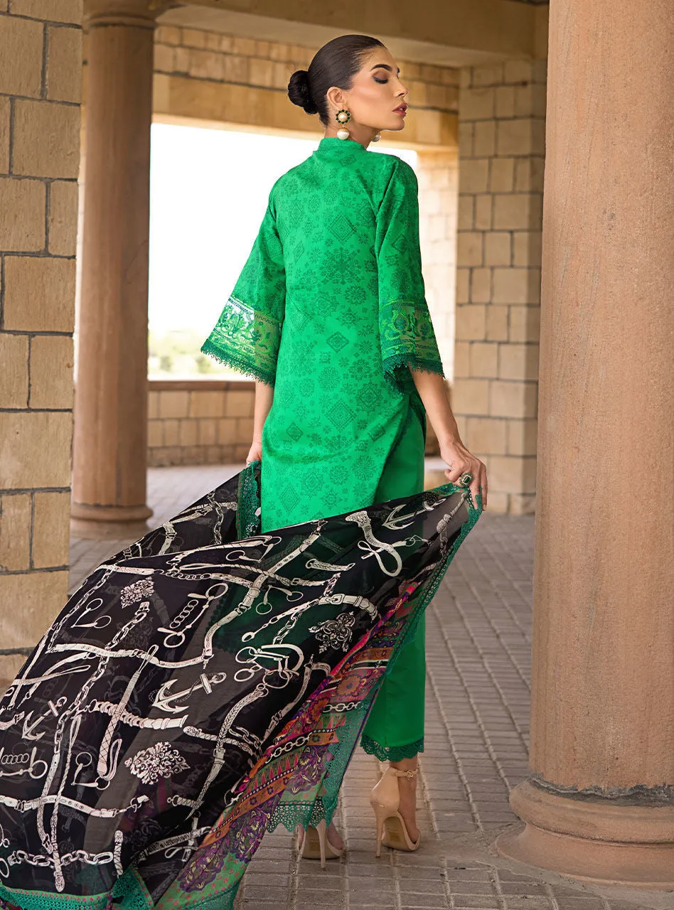 Zainab Chottani | Luxury Lawn '23 | MEHR E NAZ 7A