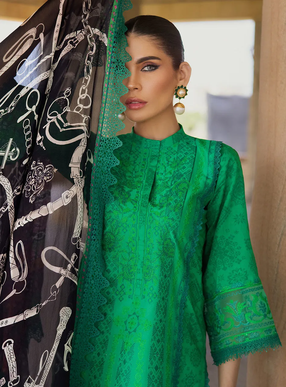 Zainab Chottani | Luxury Lawn '23 | MEHR E NAZ 7A