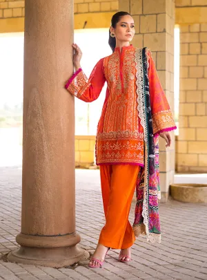 Zainab Chottani | Luxury Lawn '23 | MEHR E NAZ 7B