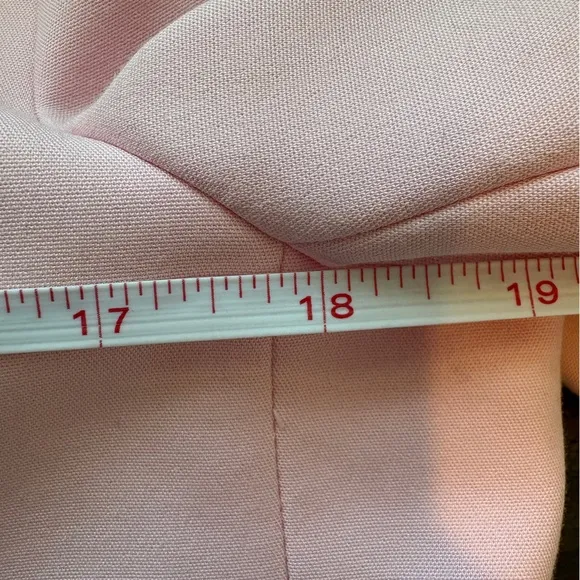 Zara Pink Crop Button Front Blazer Jacket Womens Large Professional Feminine