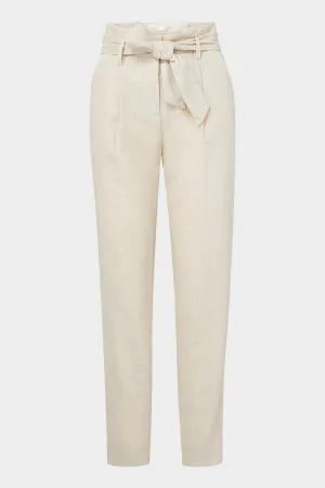 Zelly Metallic-Line Pant in Silver